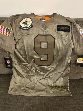 $170 Nike New Orleans Saints Drew Brees Salute To Service Jersey